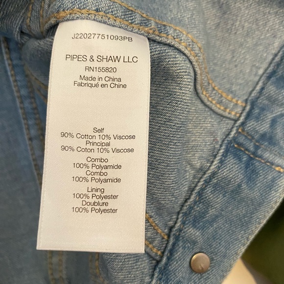 Veronica Beard EMELIA Jean Jacket in Large Color: Pebble Stone - Picture 4 of 8